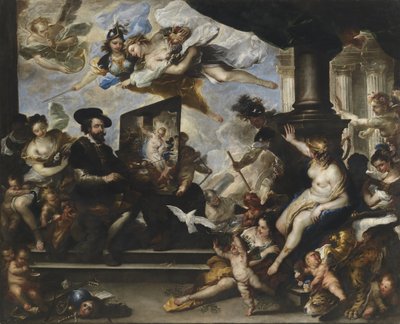 Rubens maluje Alegorii míru od Luca Giordano