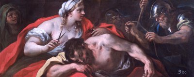 Simson ja Delilah, n. 1696 (öljy kankaalle) od Luca Giordano