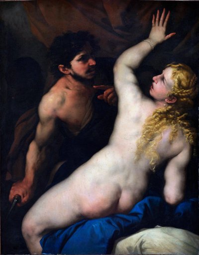 Tarquin a Lukrécie od Luca Giordano