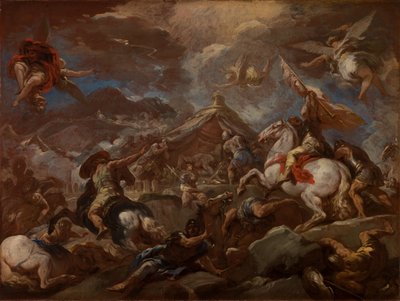 Nález Holofernova těla od Luca Giordano