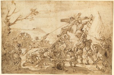Vzkříšení kříže od Luca Giordano