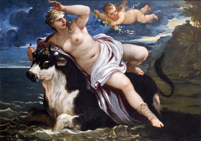 Znásilnění Evropy. od Luca Giordano