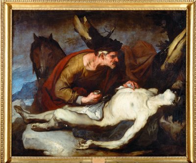 Dobrý Samaritán (malba na plátně) od Luca Giordano
