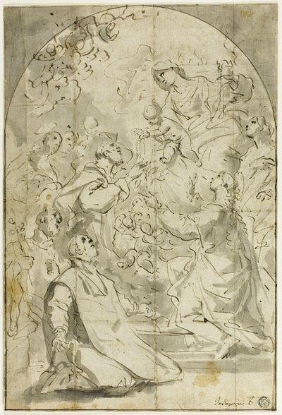 Vize svatého Dominika od Luca Giordano