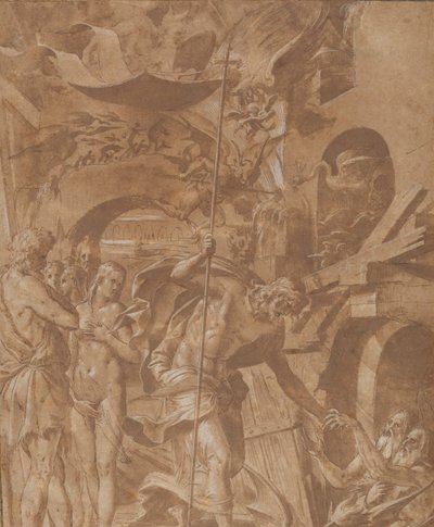 Kristus v limbu, ca. 1547-48. od Luca Penni