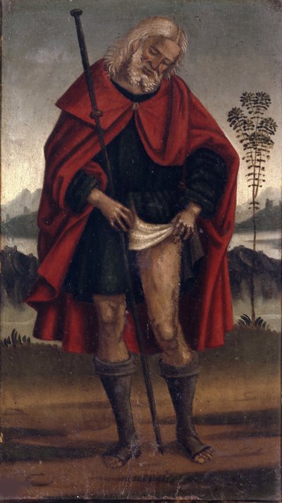 Saint Roch, asi 1515-1520. od Luca Signorelli