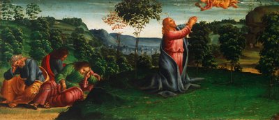 Příběhy Krista: Kristus v Getsemanské zahradě od Lucy Signorelli (cca 1445-1523) od Luca Signorelli