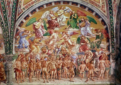 Volání vyvolených do nebe (viz také 136323) od Luca Signorelli