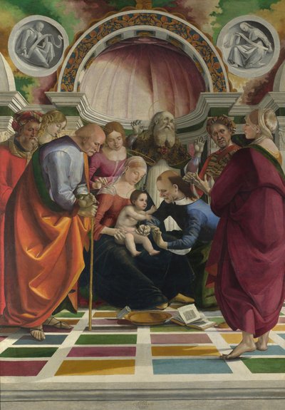Obřízka, c. 1490 od Luca Signorelli