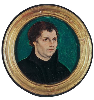 Portrét Martina Luthera, 1525 od Lucas Cranach the Elder