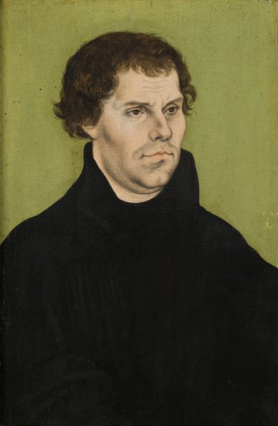 Portrét Martina Luthera, 1527 od Lucas Cranach the Elder