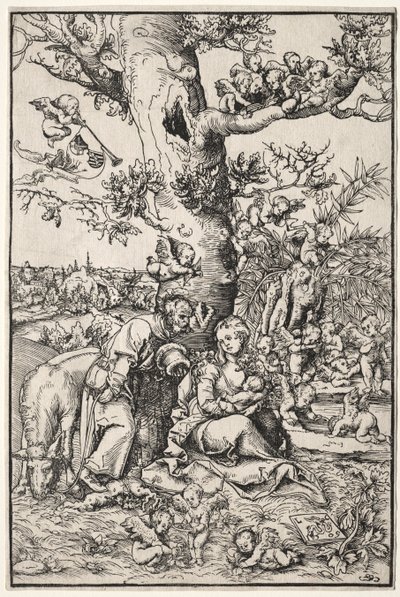 Odpočinek na útěku do Egypta od Lucas Cranach