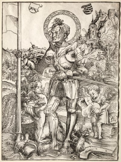 Svatý Jiří stojící od Lucas Cranach