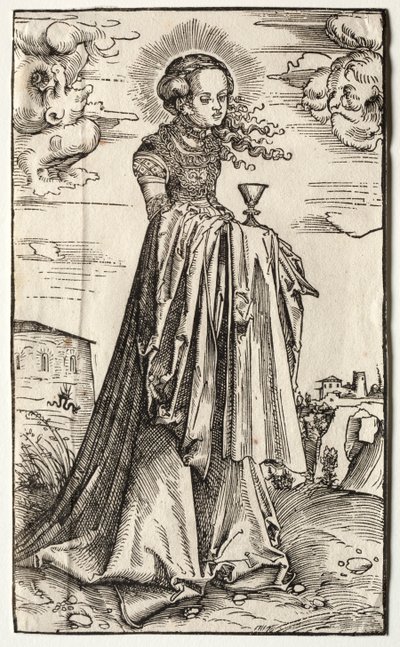 Svatá Barbora od Lucas Cranach