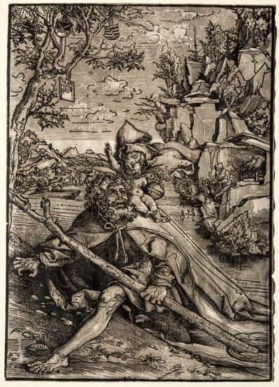 Svatý Kryštof od Lucas Cranach