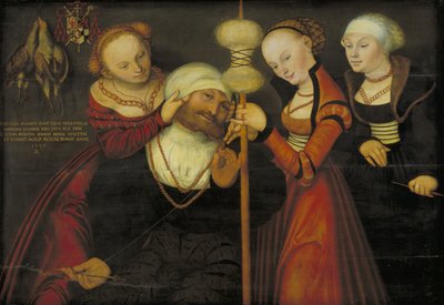 Herkules s Omphale od Lucas Cranach d.Æ.