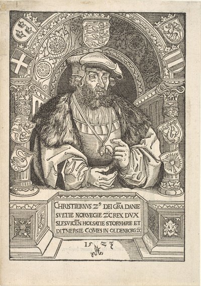 Dánský král Kristián II od Lucas Cranach d.Æ.