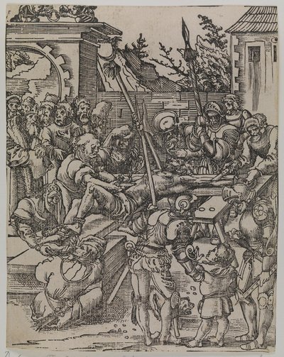 Umučení svatého Bartoloměje od Lucas Cranach d.Æ.