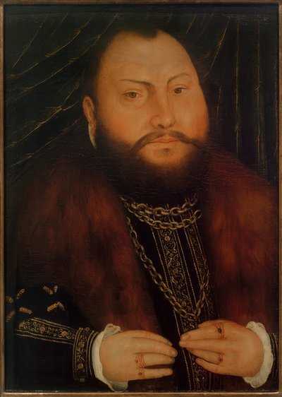 Johann Friedrich Velkorysý od Lucas Cranach der Jüngere