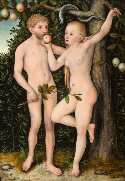 Adam a Eva od Lucas Cranach the Elder