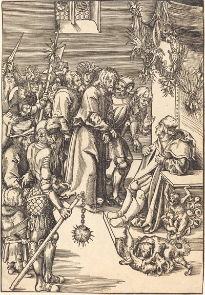 Kristus před Kaifášem od Lucas Cranach the Elder
