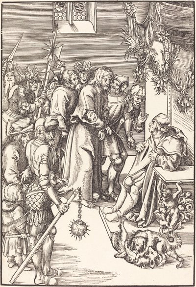 Kristus před Kaifášem od Lucas Cranach the Elder