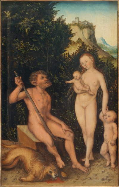 Rodina přírodních od Lucas Cranach the Elder