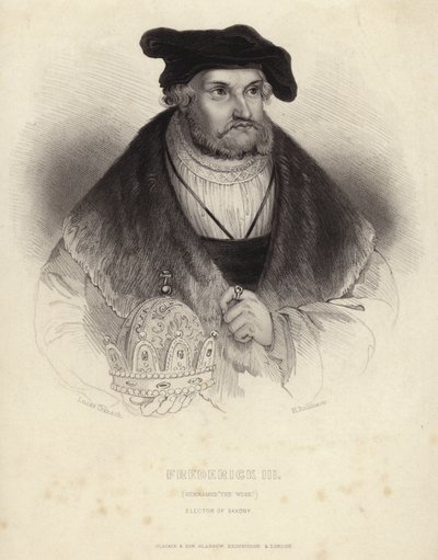 Fridrich III. Saský od Lucas Cranach the Elder