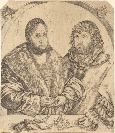 Fridrich Moudrý a Jan Konstant Saský od Lucas Cranach the Elder