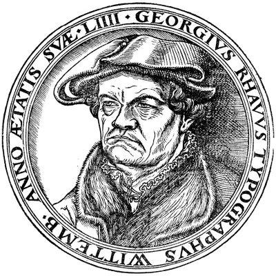 Georg Rhau (1488-1548) od Lucas Cranach the Elder