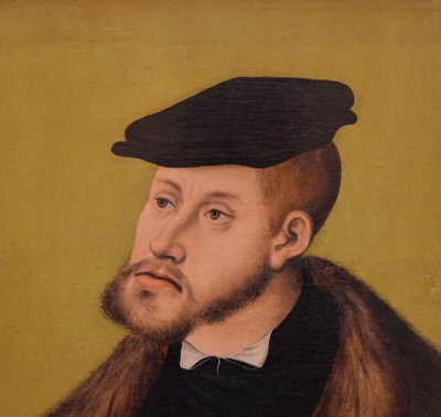 Německy: Bildnis Kaiser Karls V. Portrét císaře Karla V. od Lucas Cranach the Elder