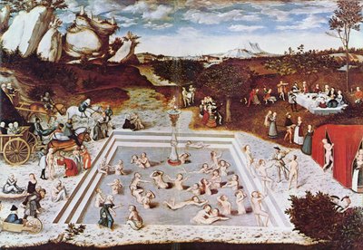 Německy: Der Jungbrunnen Pramen mládí od Lucas Cranach the Elder