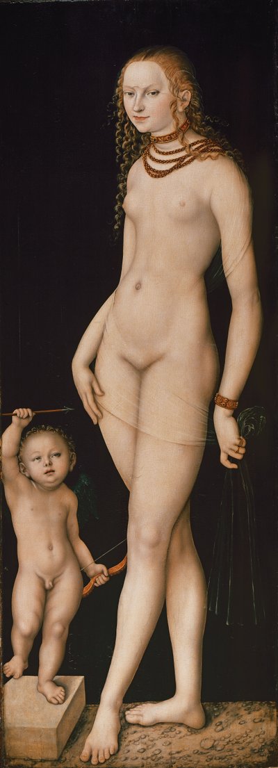 Německy: Venus und Amor Venuše a Amor od Lucas Cranach the Elder
