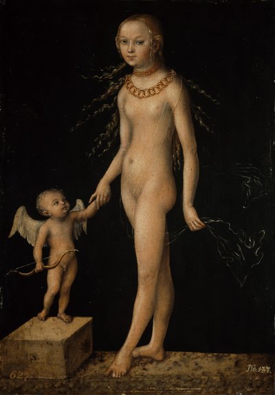 Německy: Venus und Amor Venuše a Amor od Lucas Cranach the Elder