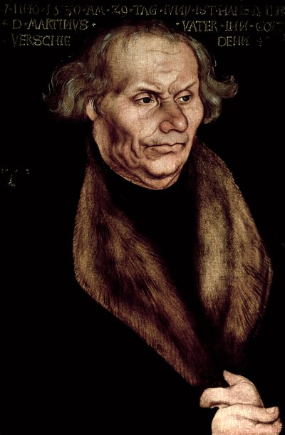 Hans Luther (1459-1530), otec Martina Luthera od Lucas Cranach the Elder