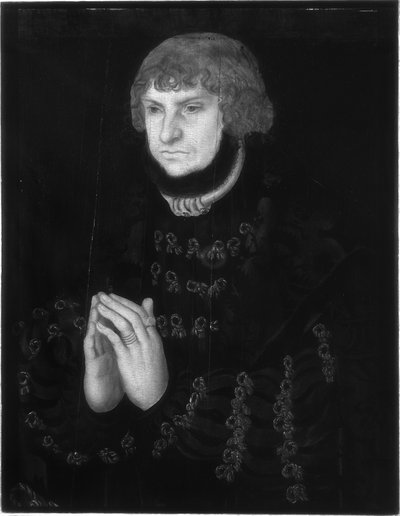 Jan Nezlomný, saský kurfiřt od Lucas Cranach the Elder