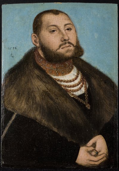 Jan Fridrich I., kurfiřt saský 1503-1554 od Lucas Cranach the Elder
