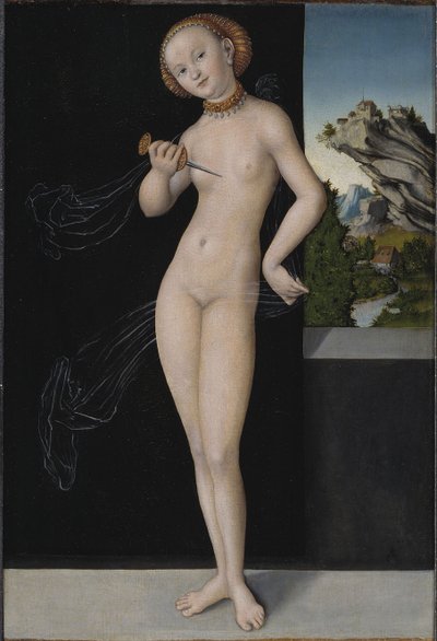 Lukrécie, 1528 od Lucas Cranach the Elder