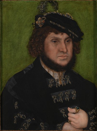 Portrét Jana, kurfiřta saského od Lucas Cranach the Elder