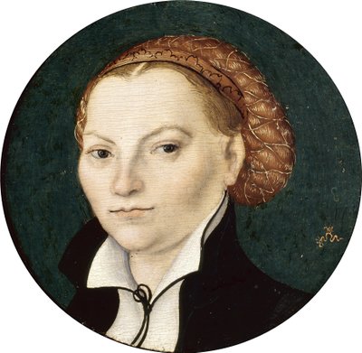 Portrét Kathariny von Bora od Lucas Cranach the Elder