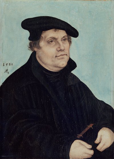 Portrét Martina Luthera od Lucas Cranach the Elder
