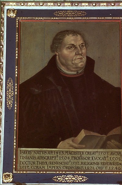Portrét Martina Luthera od Lucas Cranach the Elder