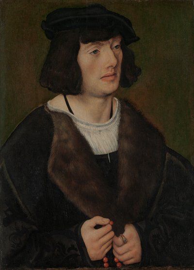 Portrét muže s růžencem, ca. 1508. od Lucas Cranach the Elder