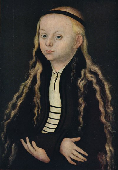 Portrét mladé dívky, 16. století, 1939 od Lucas Cranach the Elder
