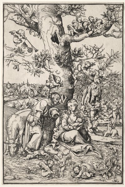 Odpočinek na útěku do Egypta, 1509. od Lucas Cranach the Elder