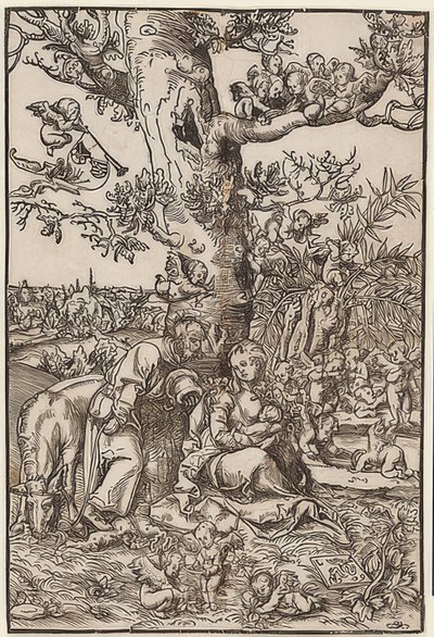 Odpočívej na útěku od Lucas Cranach the Elder