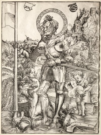 Saint George Standing, 1506. od Lucas Cranach the Elder