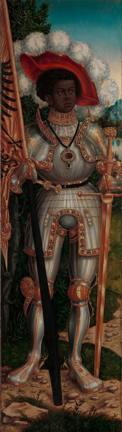 Saint Maurice, ca. 1520-25. od Lucas Cranach the Elder