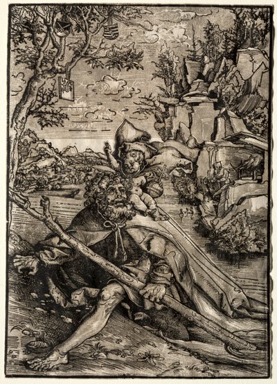 sv. Kryštof, c. 1509. od Lucas Cranach the Elder