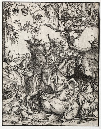 St. George Slaying the Dragon, 1500s. od Lucas Cranach the Elder